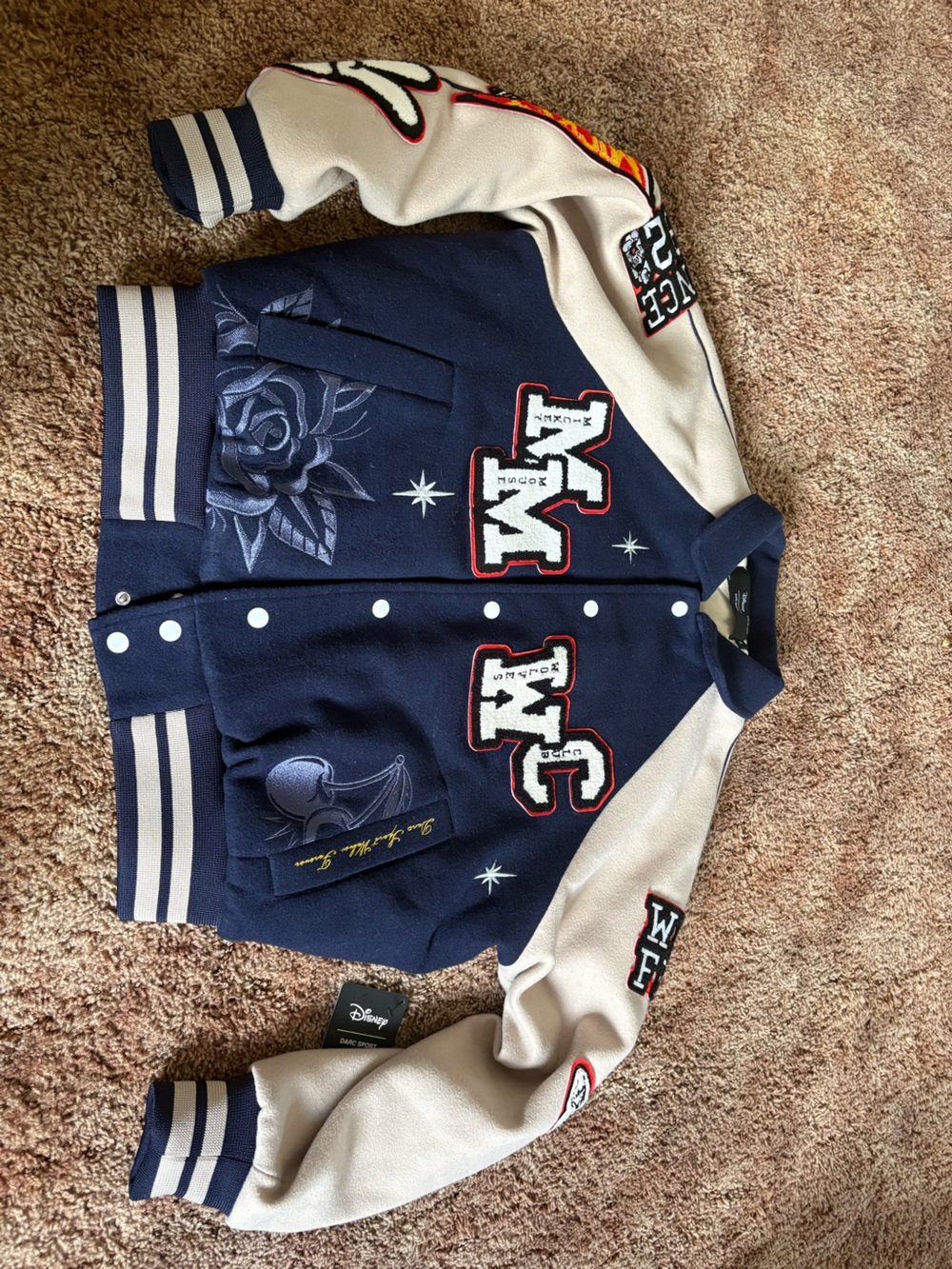 Darc Sport x Disney Mickey Mouse Wolves Club Letterman Jacket